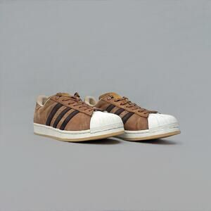 Adidas Superstar Men’s Brown Sneakers - Size 9 US